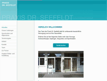 Tablet Screenshot of dr-seefeldt.de